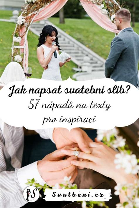 Jak napsat svatební slib